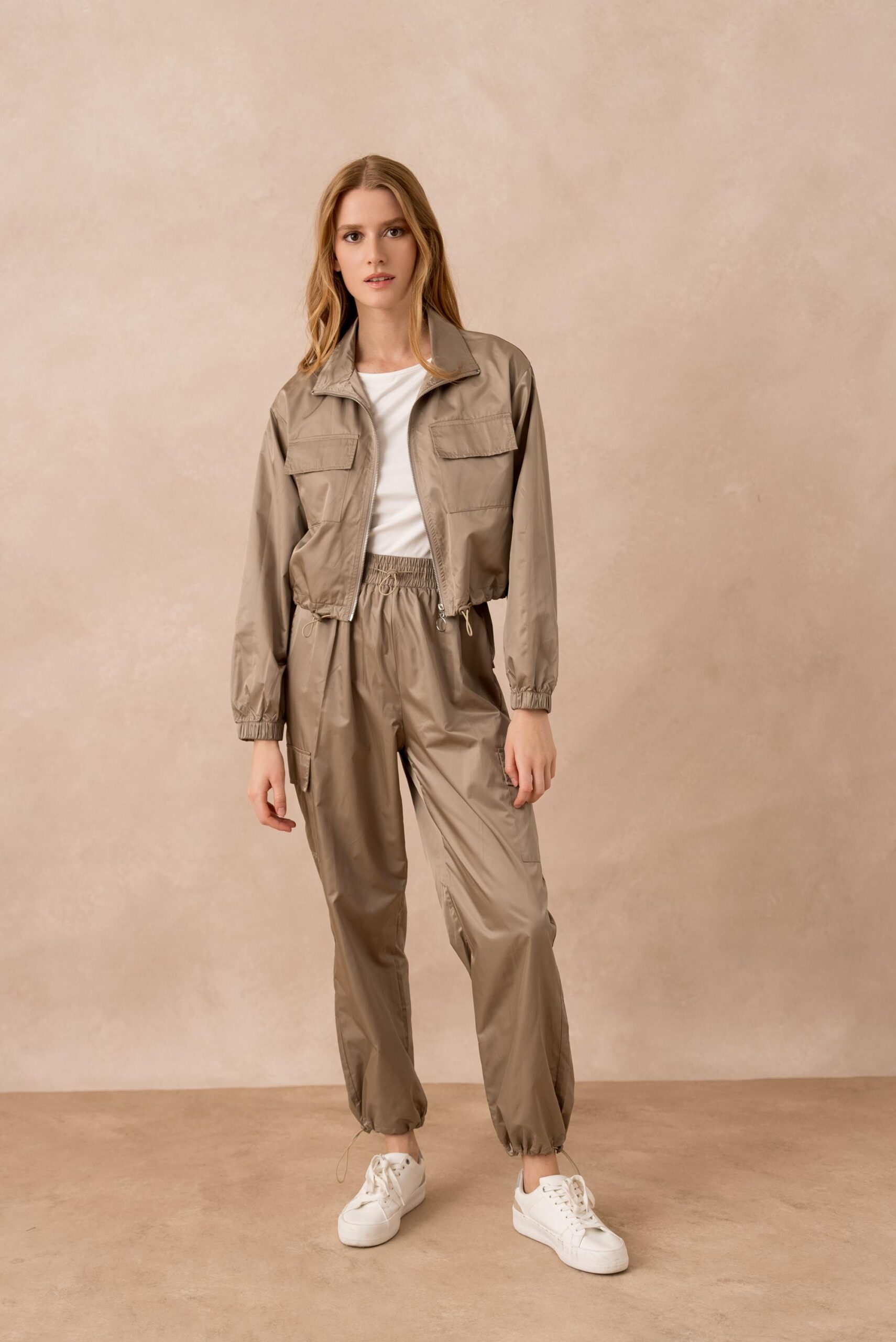 Golden Live Khaki σετ παντελόνι & τζάκετ